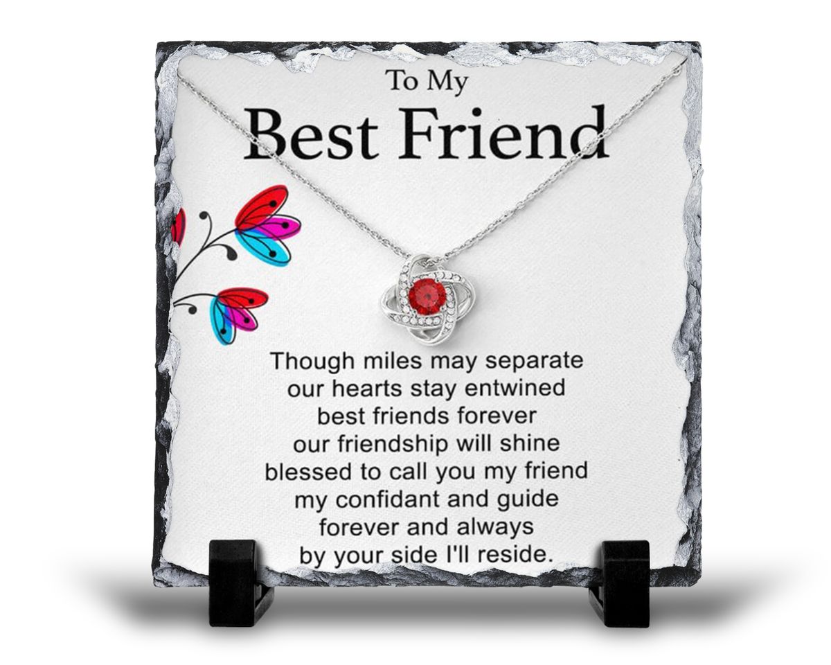 To My Best Friend Gift Rock Slate