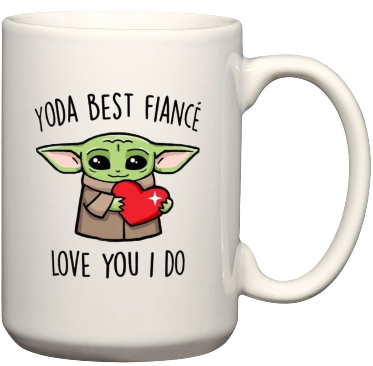 Yoda Best Fiance Love You I Do Gift  Mug